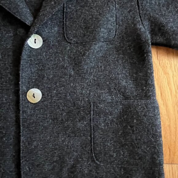 Felted Jacket with Pockets, 18 to 24 months, Tane Organics, 60% alpaca, 40% wool - Picture 5 of 12